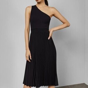 open lace back dress Ted Baker One Shoulder Ruffle Dress Size 2 main image 0